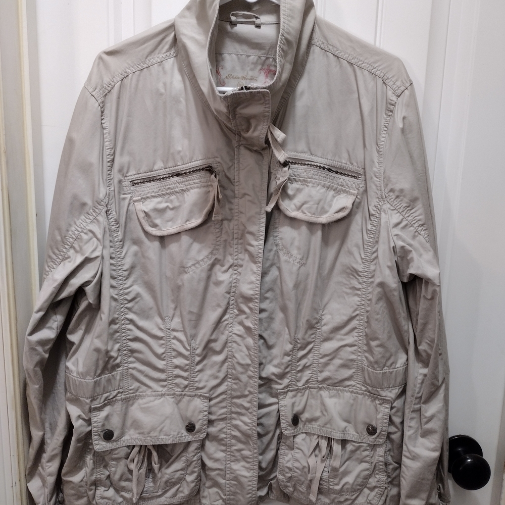 Eddie Bauer Women's Light Beige Jacket XXL
